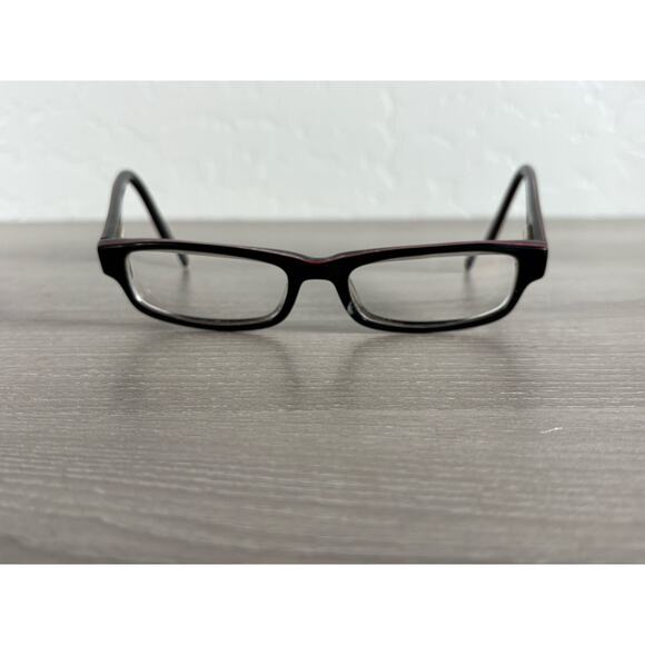 Body Glove BB113 Eyeglass Frames 48-16-135 Black Red Rectangle Unisex- EUC - Picture 3 of 7
